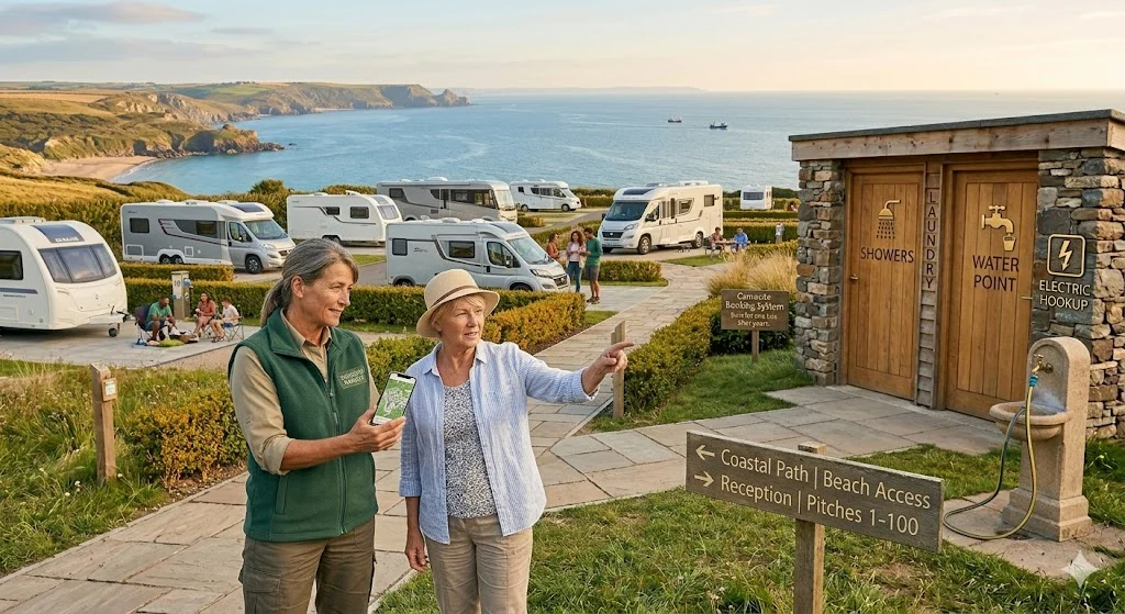 Campsite Booking System interface screenshot