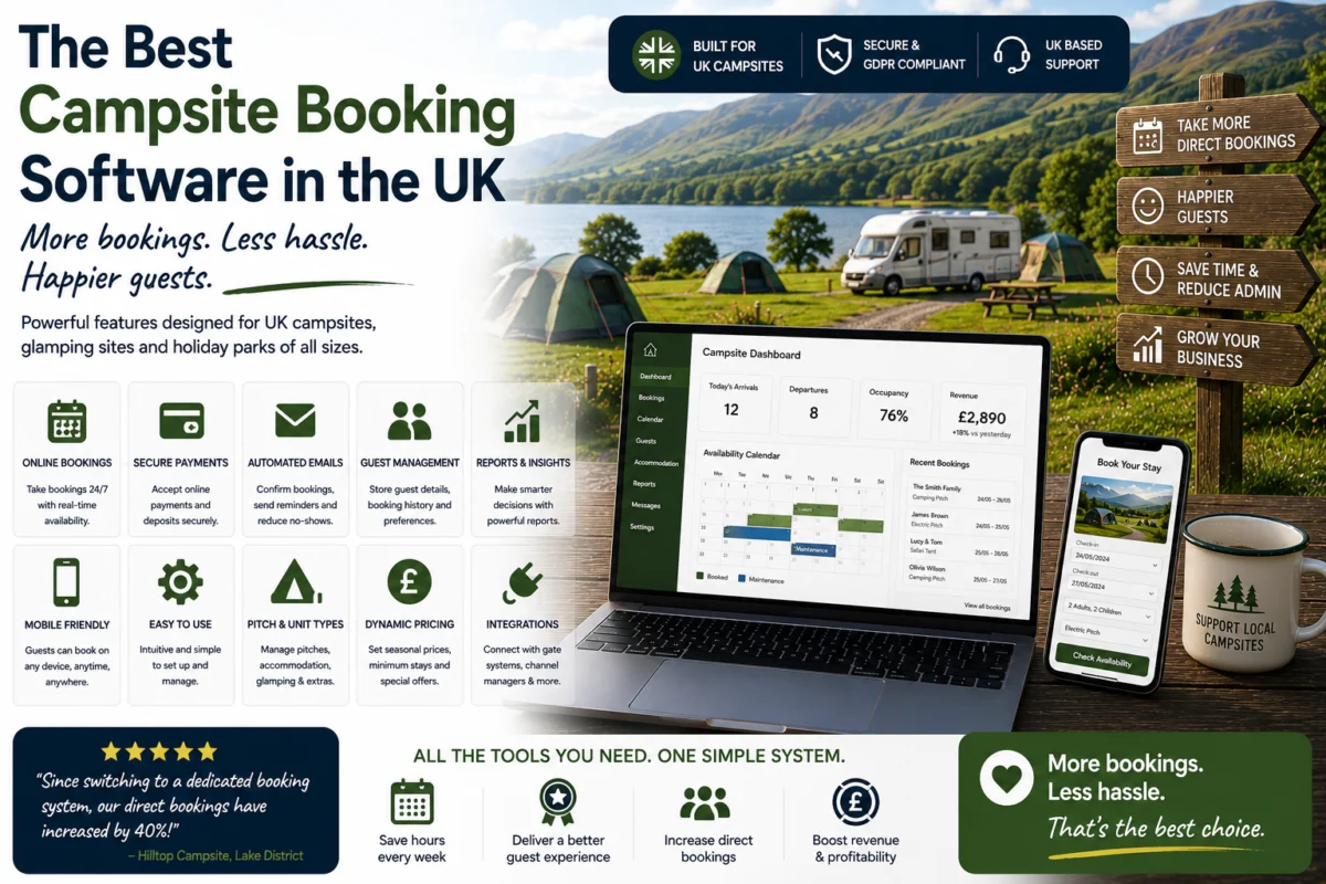 Best Campsite Booking Software UK: How to Compare Your Options