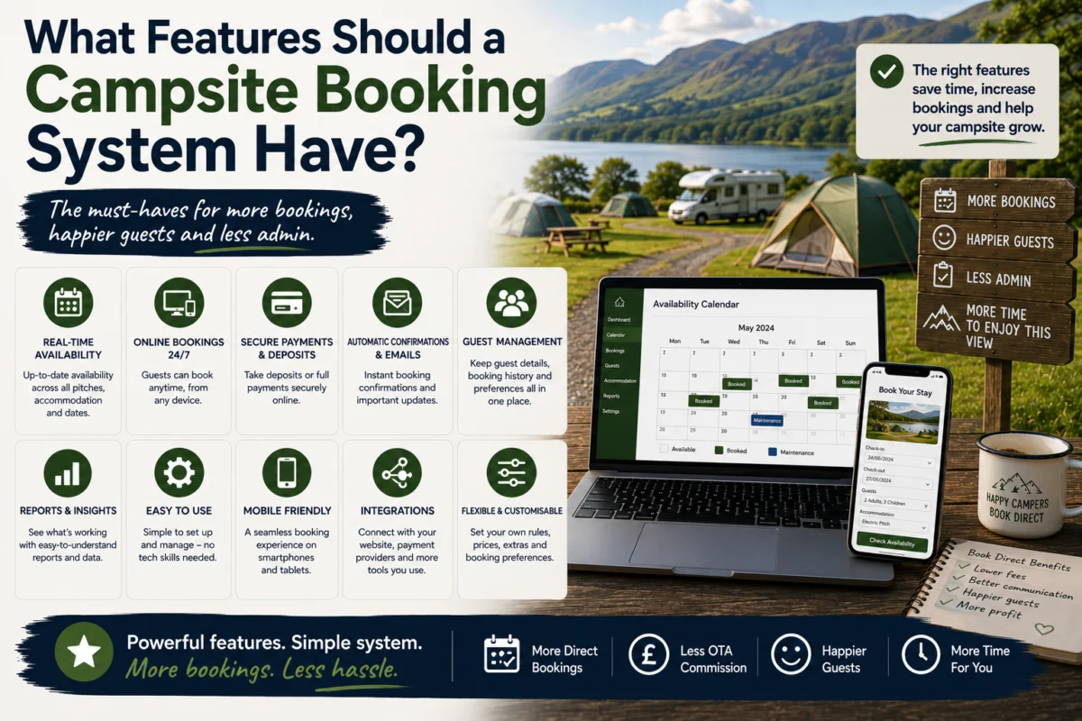 What Features Should a Campsite Booking System Have?