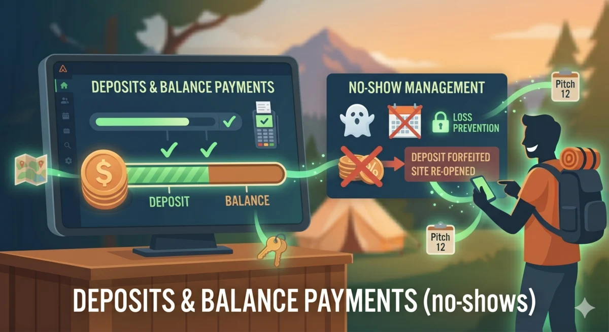 How Deposits and Balance Payments Cut Campsite No-Shows