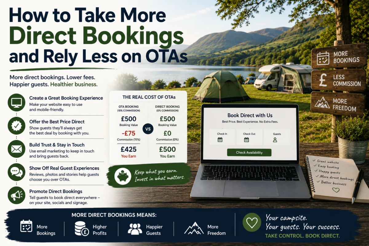 How to Get More Direct Campsite Bookings and Rely Less on OTAs