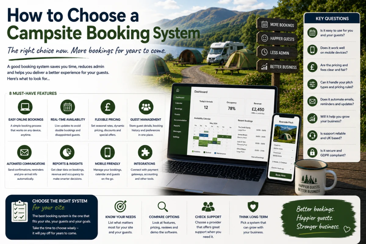 How to Choose a Campsite Booking System: A Practical Checklist