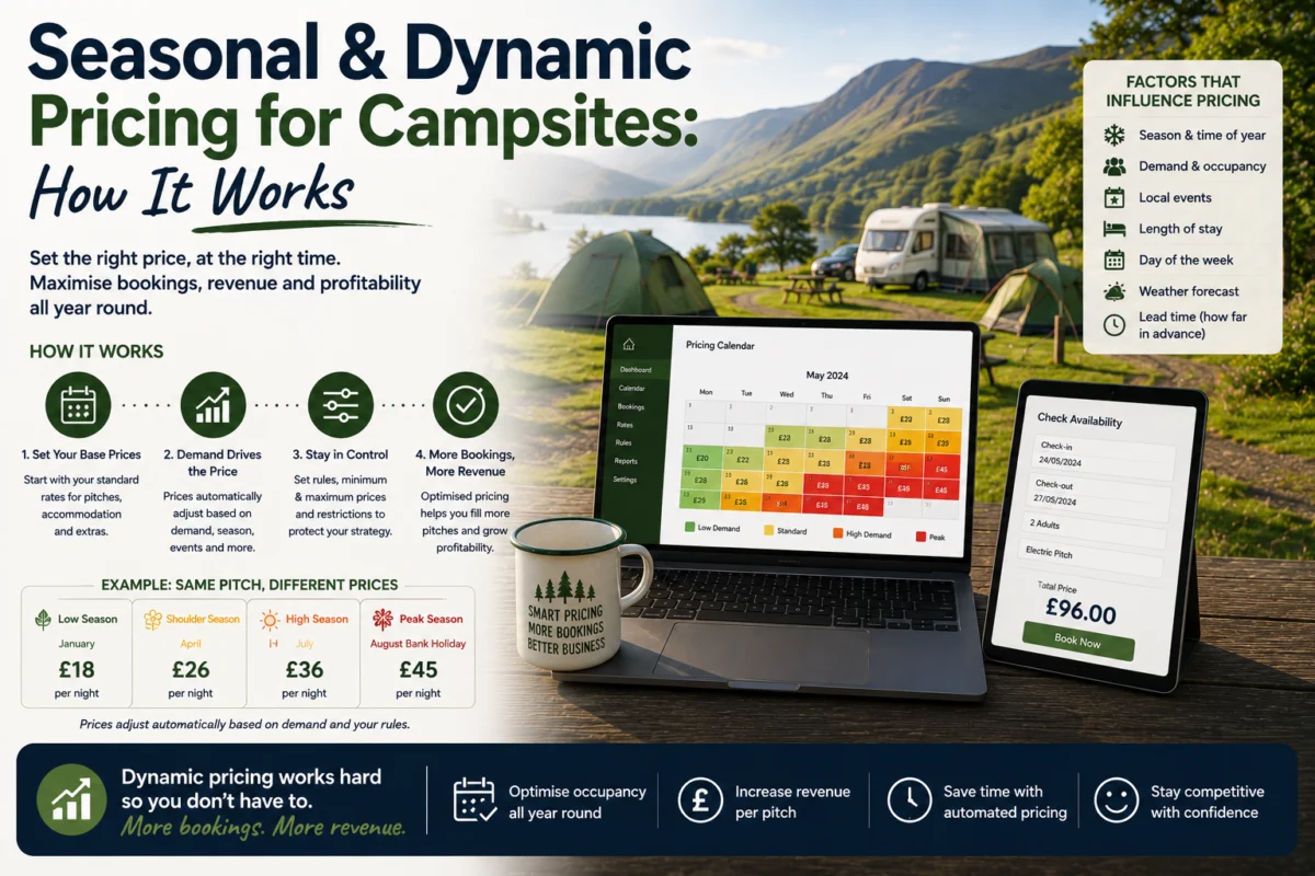 Seasonal and Dynamic Pricing for Campsites: How It Works